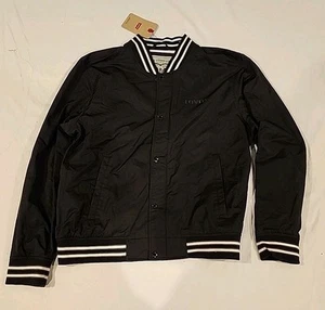 Levi's - Varsity Jacke Herren poliert schwarz Knopfleiste Bomber Style leicht - Bild 1 von 3