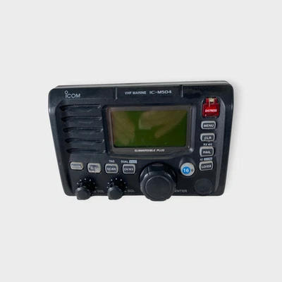 Icom IC-M504 Marine DSC VHF Radio W/ Remote Mic Option - Tested - USED - - Image 1 of 4