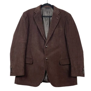 Dockers Men’s Blazer Sport Coat Jacket 42R Brown Corduroy 100% Cotton Casual - Picture 1 of 10