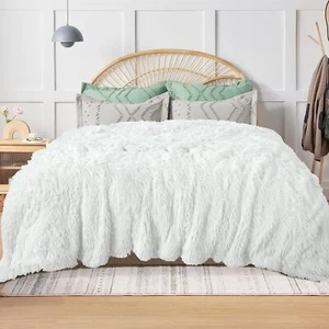 Bed Blanket Queen Size Super Fluffy Fuzzy Blanket for Couch Sofa 80x90 Inches... - Picture 1 of 6