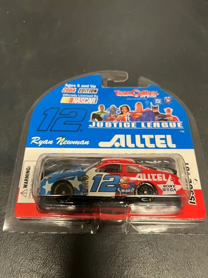 Ryan Newman Nascar#12 Diecast 1:64 Justice League Dodge Action Signed Rare New ! - Image 1 of 1