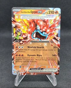 Máscara Hearthflame Ogerpon ex 040/167 Mascarada Crepúsculo Raro Pokemon Juego de Cartas Coleccionables Casi Nuevo/Como Nuevo - Imagen 1 de 2