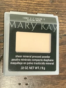 New MARY KAY PRESSED POWDER SHEER MINERAL IVORY 2 - 015136 - Picture 1 of 1