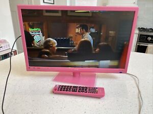 Pink Technika 21.5” LED TV DVD Combi Full HD Freeview with Remote HDMI Courier