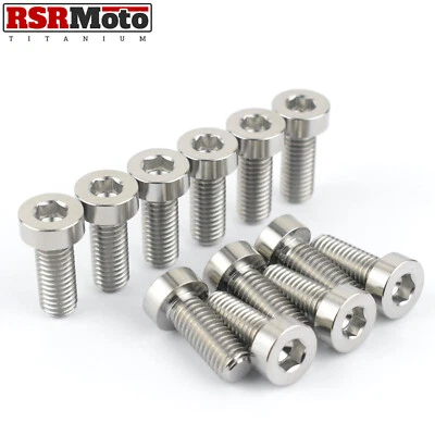 Pernos de disco de freno delantero de titanio para Ducati 900SS 750SS 600SS 888 851 907ie Paso 750 - Imagen 1 de 3