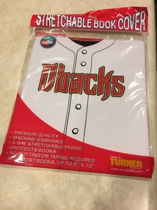 SEALED Arizona Diamondbacks STRETCHABLE BOOK COVER 8"X10" JOHN F. TURNER - Picture 1 of 6