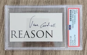 Jane Goodall Signed & Slabbed Cut Signature Encapsulated LEGEND PSA - Picture 1 of 2