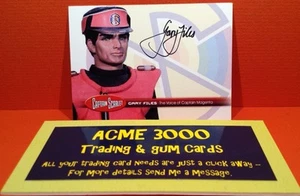 Captain Scarlet Unstoppable Cards, Magenta GF1 Gary Files Autograph Case Topper - Picture 1 of 2