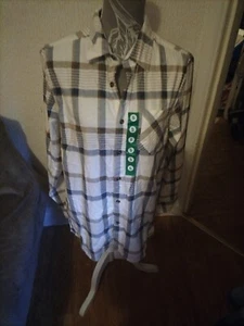 Mens Brilliant Basics Size Small Check Long Sleeved Shirt - Picture 1 of 4
