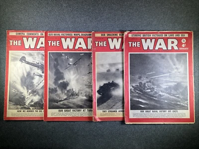 The War Weekly Illustrated British Newpaper 1940 1941 WWII photos lot 4 Issues - Image 1 of 4