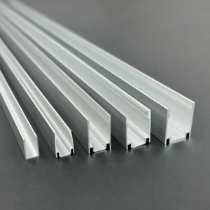 3.3ft each Led Aluminum Channel Holder for Mounting 6-50mm Wide LED Strip Light - Picture 1 of 25