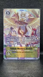 ¡Aumento de memoria amarillo! Caja de aventura Digimon serie 2 Alt Art P-037 M PF - Imagen 1 de 2