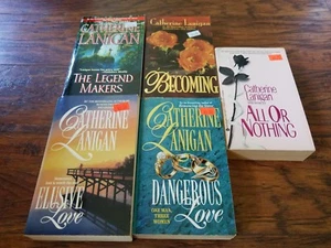 Lot of 5 Catherine Lanigan paperbacks, Elusive Love, Dangerous Love, Becoming - Picture 1 of 1
