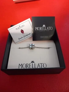 Collana Morellato con pendente a quadrifoglio in acciaio e cristalli - Foto 1 di 3