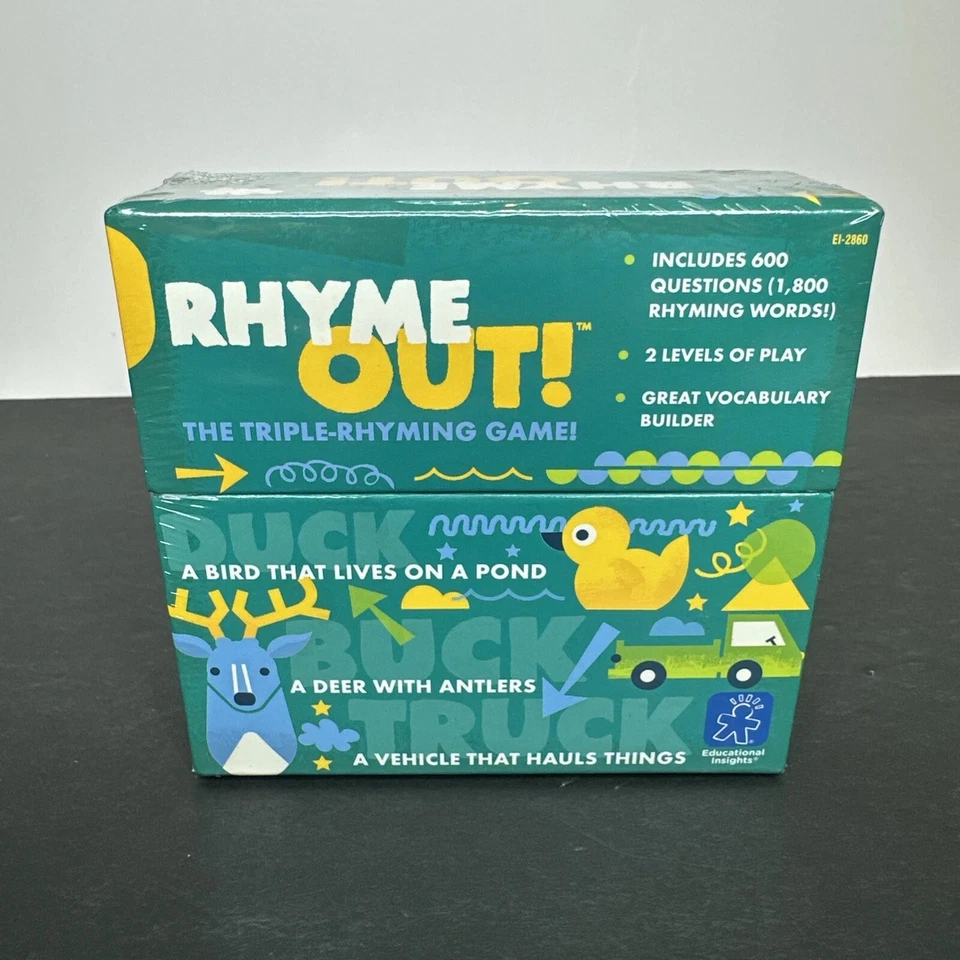Rhyme Out! The Triple-Rhyming Card Game! New - Image 1 of 1