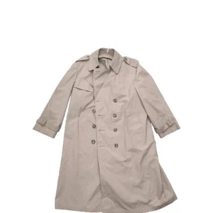 London Fog Greenwood Men’s Vintage Trench Coat Belted Double Breasted Tan 42S - Picture 1 of 5