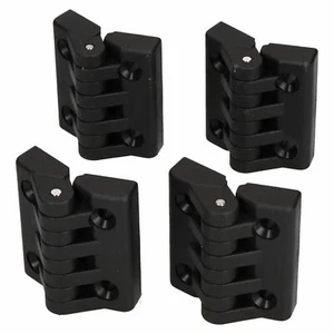 Bisagra industrial de plástico de poliamida 64x65 mm armario de escotilla de puerta hecho en Italia 4 piezas - Imagen 1 de 4