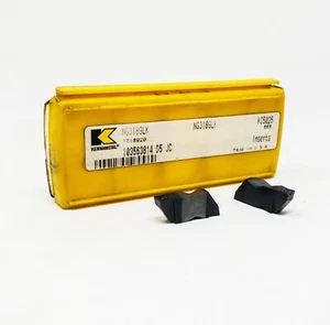 Paquete de 3 inserto de carburo sólido ranura de muesca superior grado KENNAMETAL NG3189LK grado KC5025 - Imagen 1 de 2