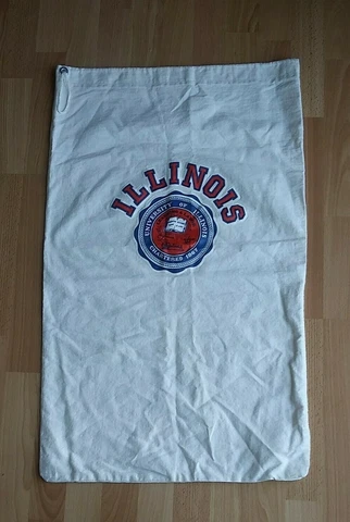University of Illinois Fighting Illini Large Drawstring Bag 31"X18" - Pre-Owned Cover