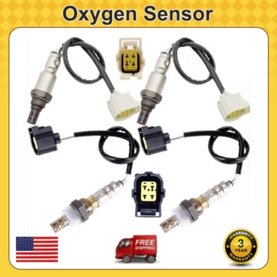 For 2012-2018 Jeep Wrangler 3.6L V6 4Pcs Upstream+Downstream Oxygen O2 Sensor - Image 1 of 4