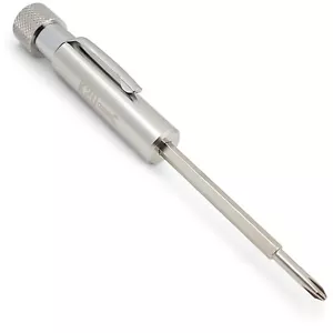 Pocket Screwdriver with Clip and Magnet - Phillips Slotted Flat - K20 TOOL'S - Picture 1 of 18