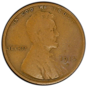 1914-D Lincoln Wheat Cent PCGS VG-8 - Picture 1 of 2