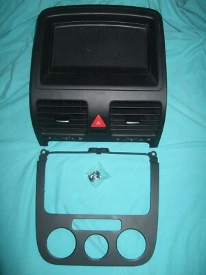 05-09 Volkswagen Rabbit Jetta Radio Bezel Center Storage Vents 06 07 08 OEM #785 - Image 1 of 4