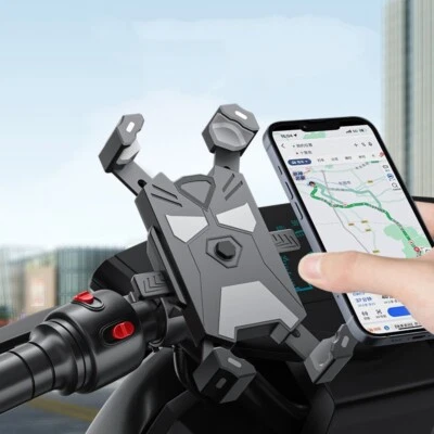 360° Bicycle Phone Holder Motorcycle Bike Scooter Handlebar GPS Bracket Mount - Image 1 of 4