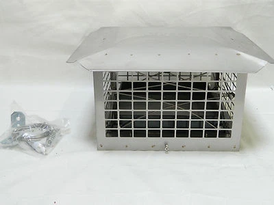 YUCO CAPS 8x13 Damper cap top Chimney Combo locktop damper w/Accessories *Brand New*