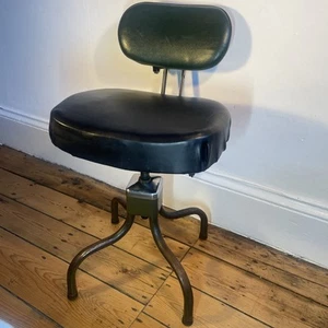 Vintage Evertaut Chair Factory Office Seat Swivel Chair Machinists Chair - Picture 1 of 24