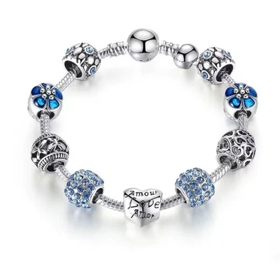 Damen Armband Mit 8 Charms  - Bild 1 von 3