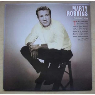 MARTY ROBBINS LONG,LONG AGO LP 1984 DOUBLE COMPILATION IN G/FOLD COVER UK - Image 1 of 2