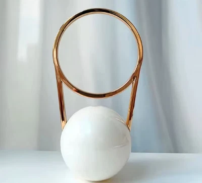 XXL Designer Style Damen Handtasche Abendtasche Rund Geldbörse Clutch Hardcase - Bild 1 von 3