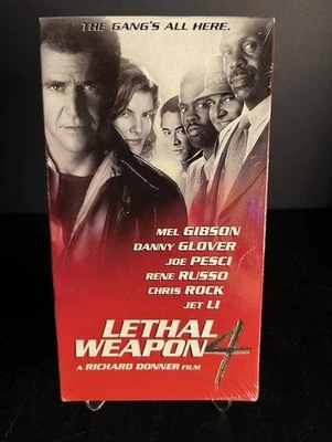 Lethal Weapon 4 - VHS Tape - Mel Gibson 1998 - Sealed - Image 1 of 3