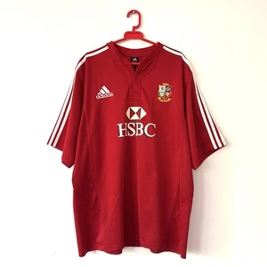 Lions Rugby Shirt Size 2XL 2009 British Irish HSBC adidas Red Top Kit XXL - Picture 1 of 14