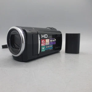 JVC Everio GZ-HM301BEK Handheld High Definition HDD Camcorder Black Tested - Picture 1 of 10