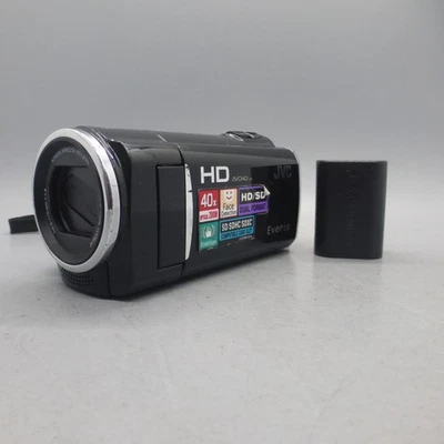 JVC Everio GZ-HM301BEK Handheld High Definition HDD Camcorder Black Tested - Image 1 of 4
