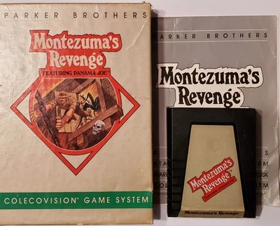 Montezuma's Revenge Colecovision - Game, Booklet, and Box - Tested and Working - Image 1 of 4