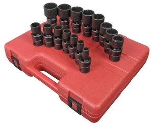 2856 1/2-Inch Drive Universal 12-Point SAE Impact Socket Set, 15 Piece - Picture 1 of 2