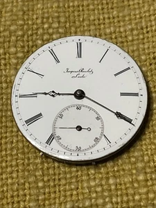 Vintage Jaques Roulet Locle Pocket Watch Movement High Grade 38.20 MM Swiss B - Picture 1 of 9