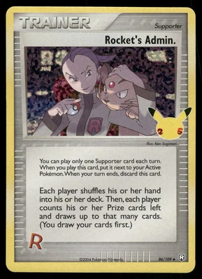 Rocket's Admin. #86/109 Pokemon Celebrations: Classic Collection - Image 1 of 2