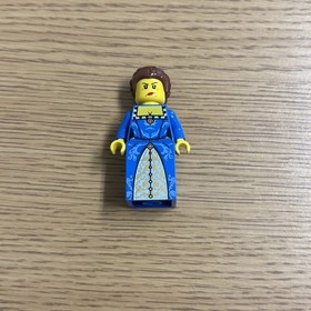 Lego Castle Fantasy Era Queen Crown Minifigure Blue 7079 Drawbridge Defense