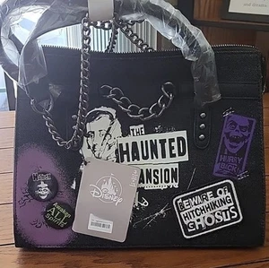Disney Parks Exclusive Haunted Mansion Loungefly Crossbody Purse Bag NWT - Picture 1 of 13