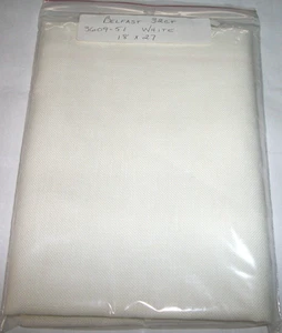 18" x 27" Belfast White Linen 32 Count Fabric - Cross Stitch - Hardanger - Picture 1 of 3
