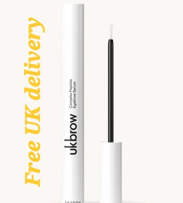 UKLASH ORIGINAL UKBROW Complex Peptide Eyebrow Serum 3ml. FULLER, THICKER HEALTHY BROWS