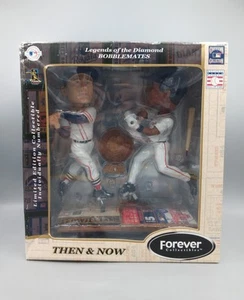 Forever Dual MLB Bobblehead Set Boston Red Sox Ted Williams & David Ortiz *READ* - Picture 1 of 12