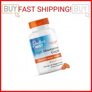 Doctor's Best High Absorption COQ10, Heart & Energy Support, USP Verified, Natur - Picture 1 of 2