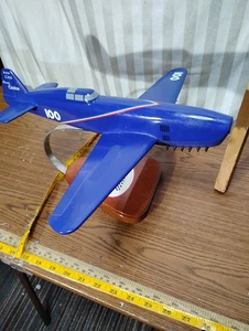 Caudron C.460 French Racing C460 Aircraft Wood Desk Model Thompsons Trophy 🏆 - Picture 1 of 11