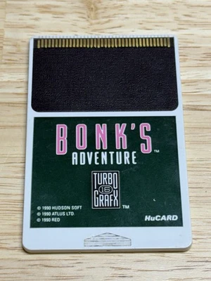 Bonk’s Adventure - Turbografx 16 - Card Only Tested Working TG16 Classic! - Image 1 of 2