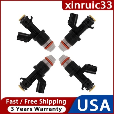 Set of 4 Fuel Injectors For Acura 2013-2015 ILX 2.4L L4 2013 2014 TSX 2.4L L4 US - Image 1 of 4